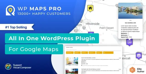 Advanced Google Maps Plugin for WordPress v5.7.5 Cracked Plugin Free Download..