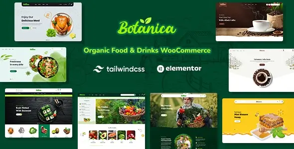 Botanica v1.2.0 - Food & Drinks Tailwind CSS WooCommerce Theme Cracked Free Download