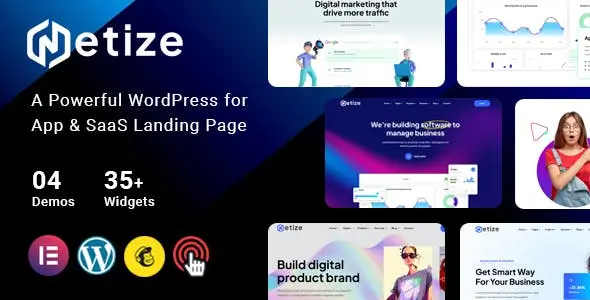 Metize v1.0 - Landing Page WordPress Theme Cracked Free Download